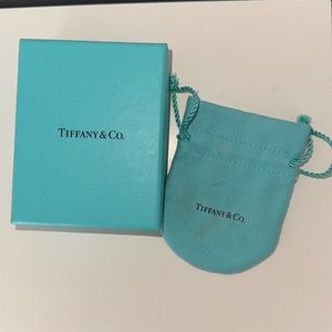 Tiffany & Co. Box and Suede Pouch - EMPTY